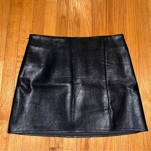 Old Navy High-Rise Faux Leather Skirt
